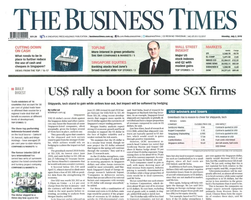 商业时报（网络版）Business Times.(英文)（新加坡）