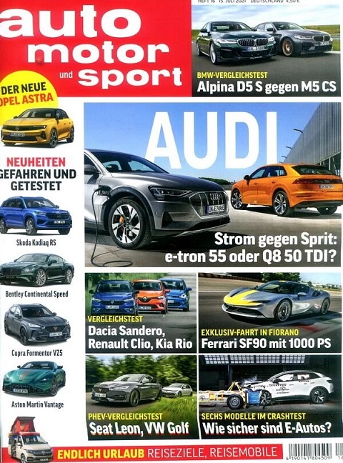 汽车、摩托和体育Auto Motor und Sport.(德国)