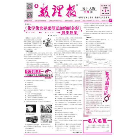 数理报.中考化学版