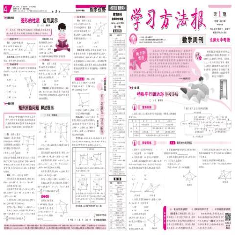 学习方法报数学周刊北师大中考版