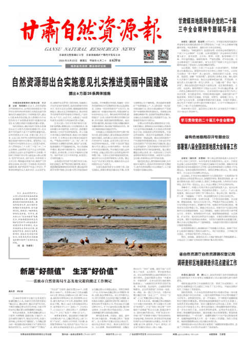甘肃自然资源报