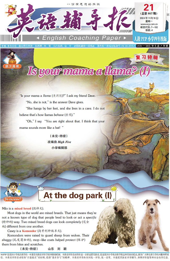 英语辅导报(人教PEP小学四年级版)