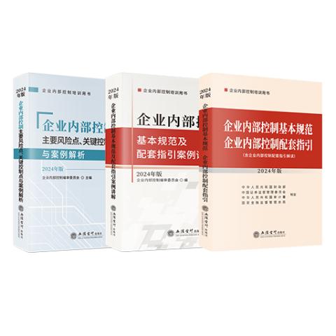 （2024年版）企业内部控制规范和主要风险点、关键控制点与案例解析指引3册