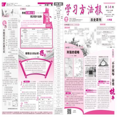 学习方法报.历史周刊.八年级